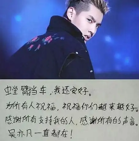 明星字迹大公开易烊千玺字如其人吴亦凡小学生字体太搞笑