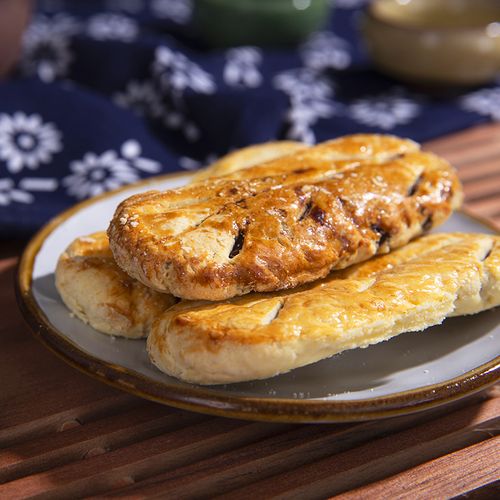 和合枣蓉酥苏州特产酥饼礼盒老字号下午茶点心苏州小吃糕点200g