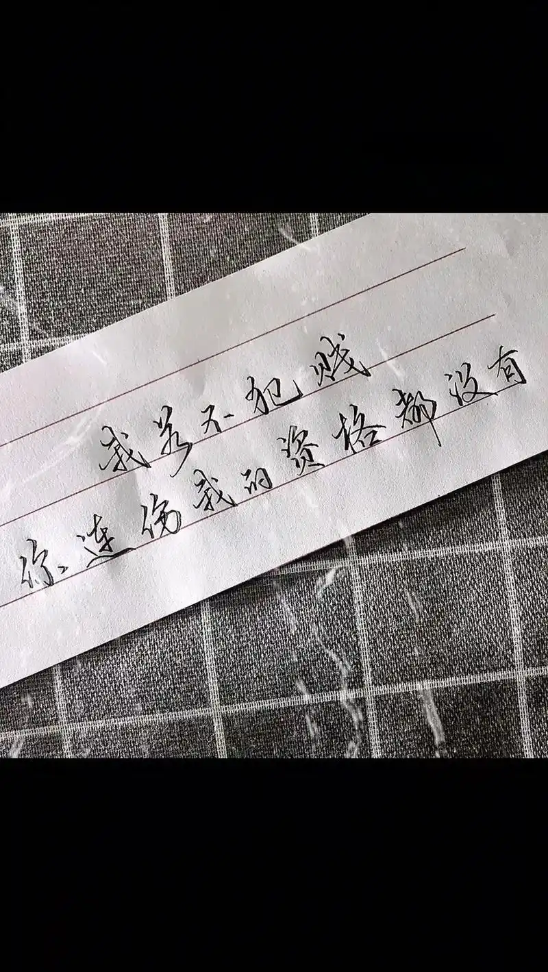 我若不犯贱,你连伤我的资格都没有. 我若不是在爱与被爱之间做 - 抖音