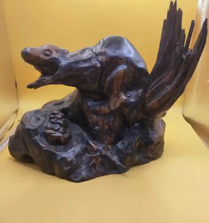 松花湖浪木根雕