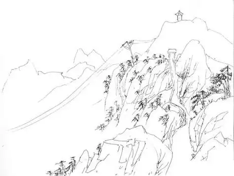 泰山简笔画泰山简笔画彩色