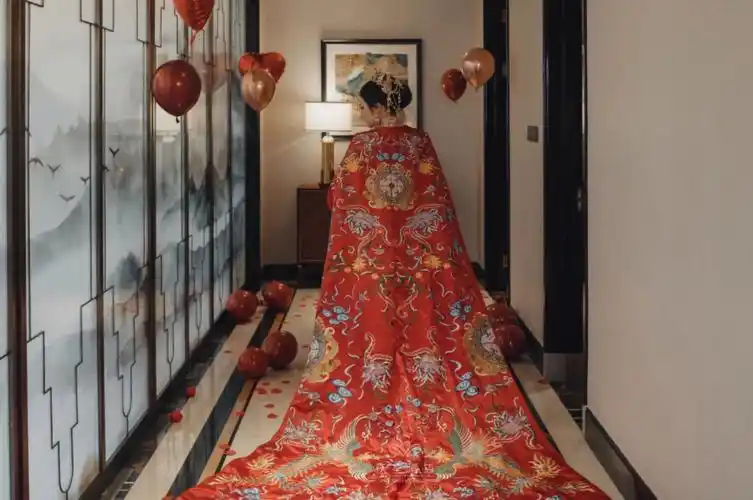 超强氛围感古色古香的婚房布置