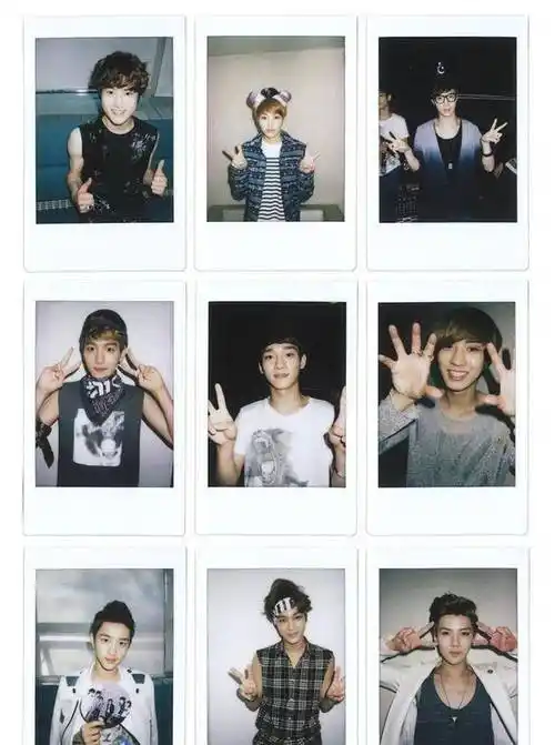 exo出道九周年,sm公开成员青涩照片,瘦弱少年变成熟男人_变化_世勋_pa