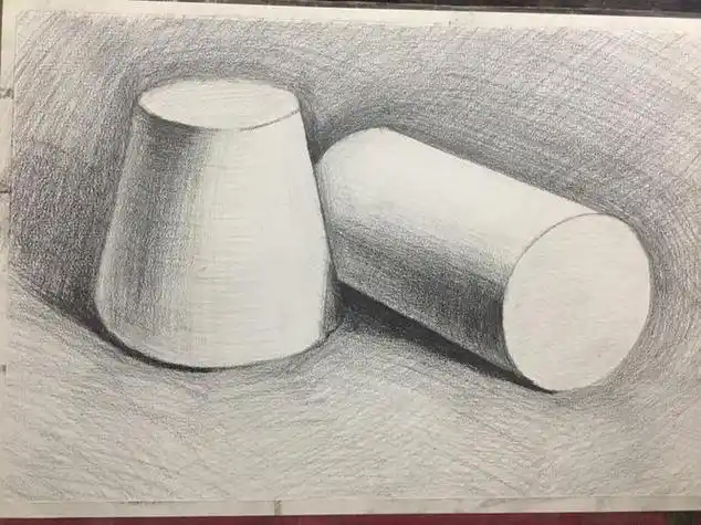 素描人物入门彩铅素描基础人物范例图byzt绘正方体最快最简单画小学生