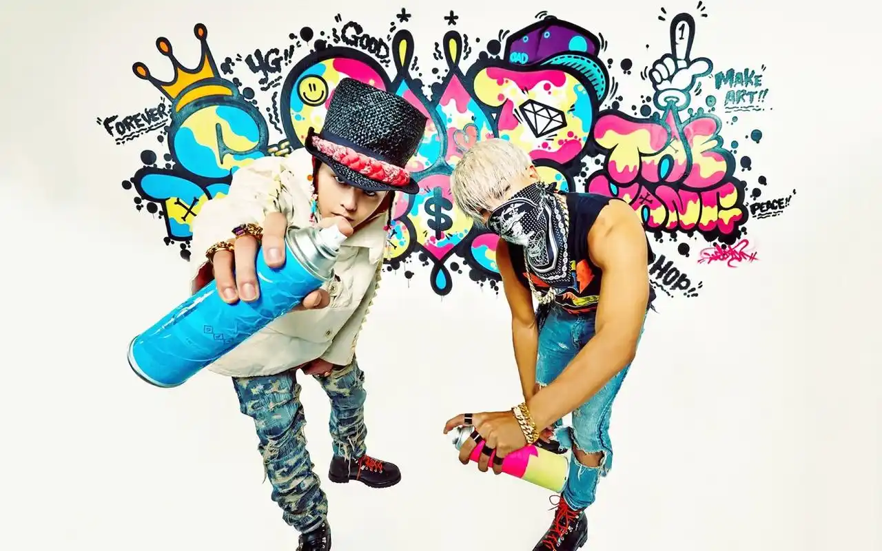 韩国超火偶像天团bigbang复古系写真桌面壁纸图片下载高清大图预览