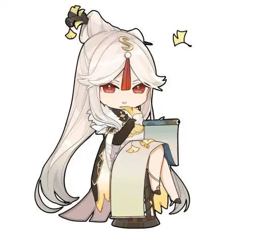 原神q版头像来袭看完直呼凝光大人好美