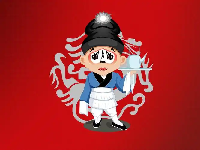 可爱q版京剧人物壁纸7 - 1600x1200