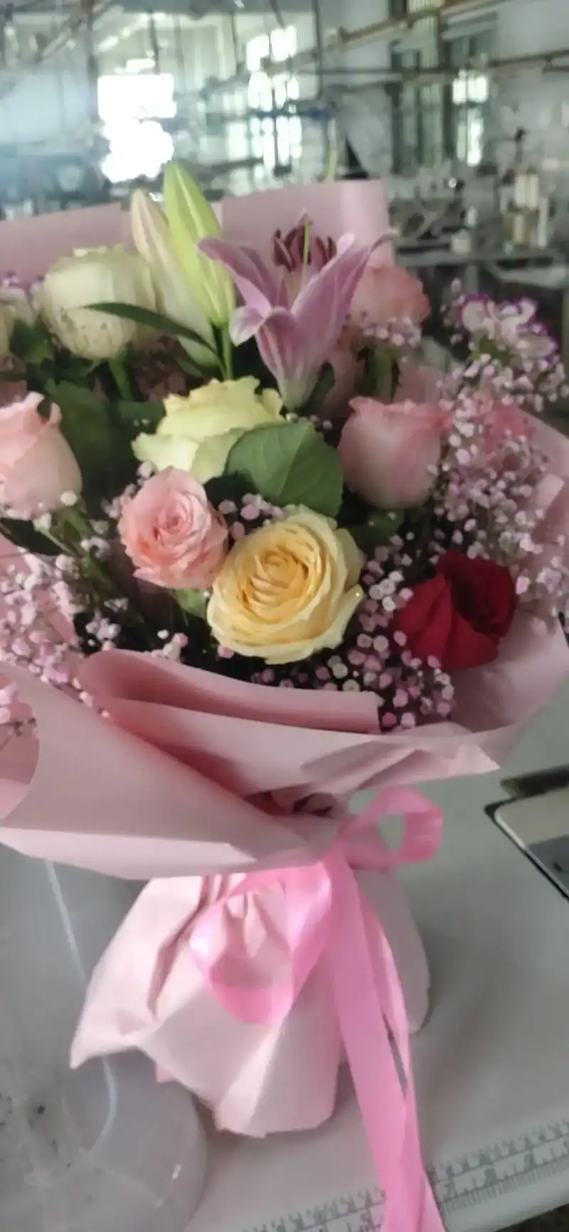 母亲节礼物0000  大女儿送的花00  儿子 女儿 媳妇她 - 抖音