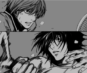 死亡笔记#动漫#l&夜神月 龙崎