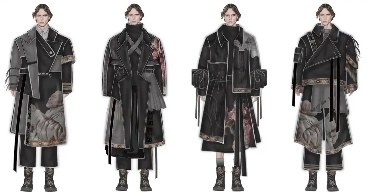 完整服装效果图系列