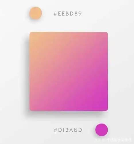 9组好看的渐变色搭配方法《一》