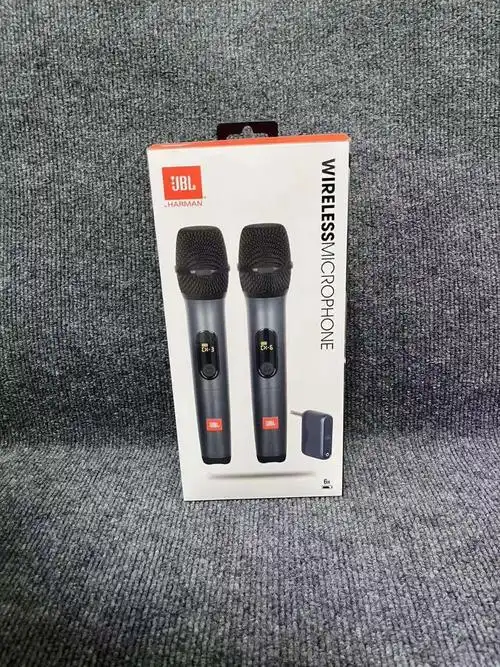 跨境wireless microphone无线双麦克风/话筒uhf双声道无线一拖二