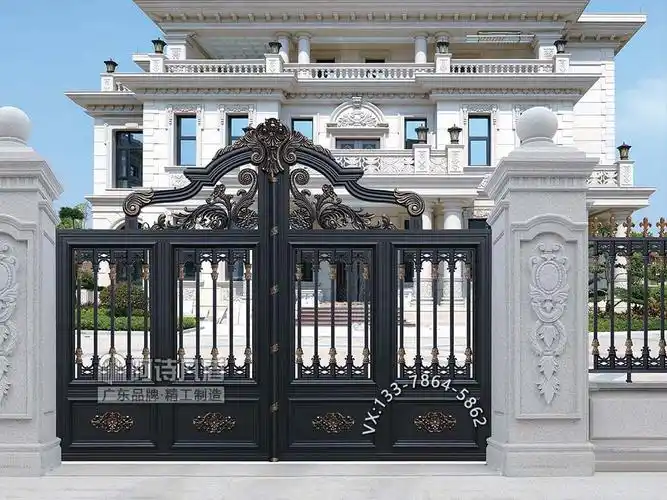 南昌别墅院子农村大门进户效果图