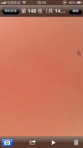 iphone5前置摄像头有污点