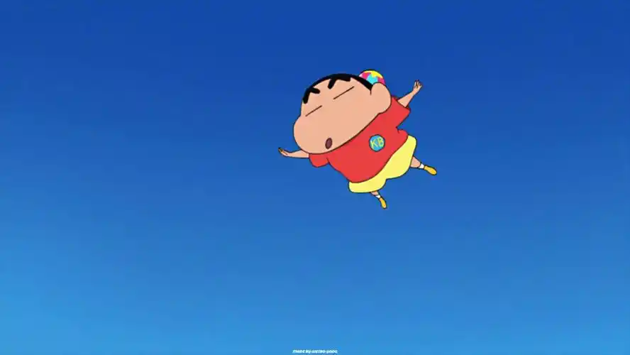 神清气爽的蜡笔小新壁纸