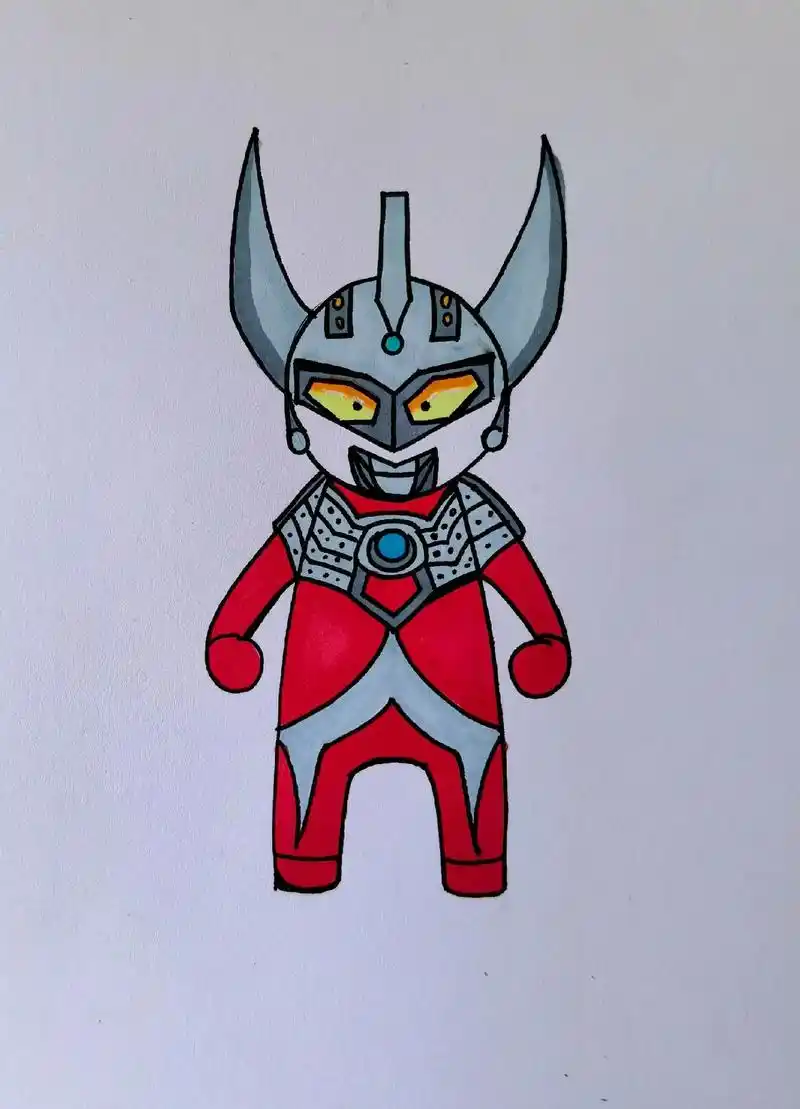 画起来!#泰罗奥特曼 #奥特曼   - 抖音