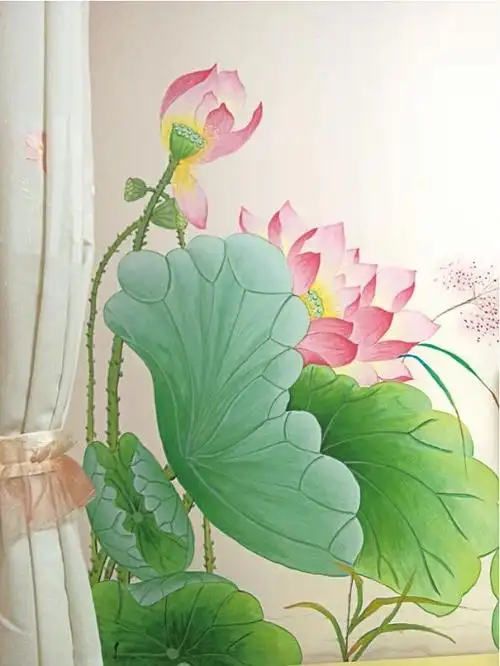 墙面彩绘彩绘图片