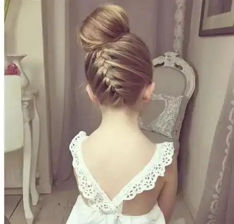 儿童盘发如何扎 儿童盘发发型扎法步骤图片