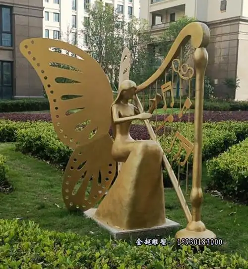 抽象人物雕塑的含义,不特指具体的雕塑形象,抽象雕塑对形体的要求不