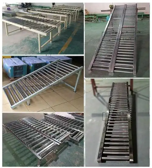 无动力滑道折叠搬运流利条装车下货百货啤酒轻便滑轮卸货神器滑梯 3排