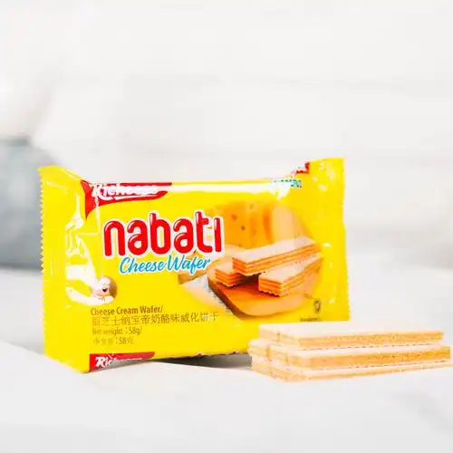 进口丽芝士威化饼58g3包超级国宝