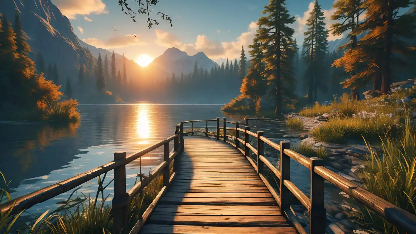 来看看这组超清的湖泊壁纸吧!