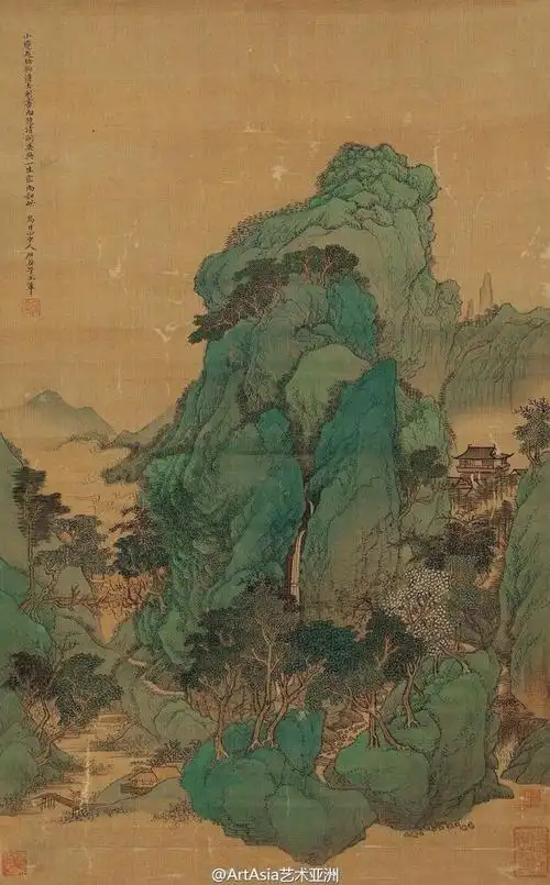 画家小知识#王翚,字石谷,在清代画坛上.