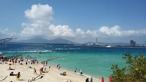 春节旅游之四,三亚蜈支洲岛.