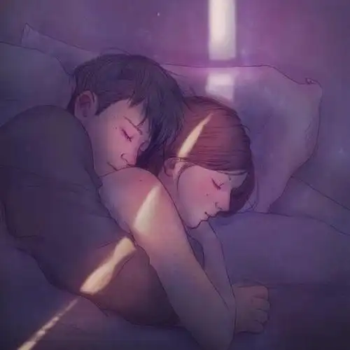 依偎在怀里入睡