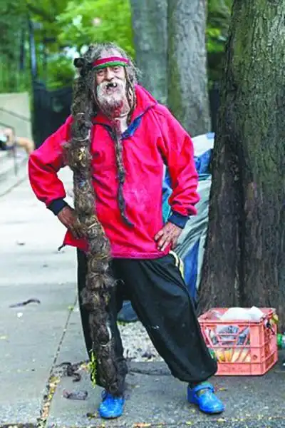 最潮流浪汉辫子一人高