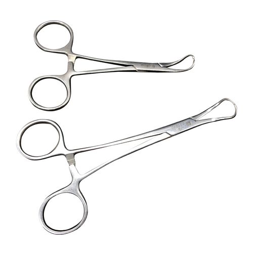 上海医院医用手术室帕巾钳布帕钳11cm尖头 金钟海绵钳卵圆钳 组织钳