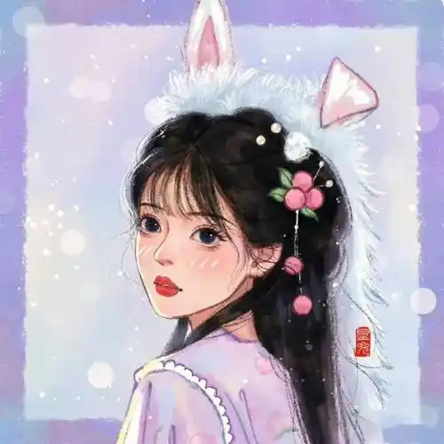 古风头像-羽衣常带烟霞色,不染人间桃李花_内容_楼兰_微信