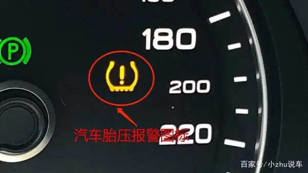 汽车胎压报警图标
