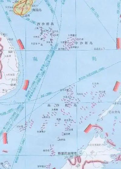 2,以下南海地图中的外缘虚国界线表示的是什么?这片海