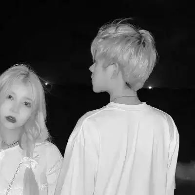 60组精选黑白情头双人两张图片_情侣头像_头像屋