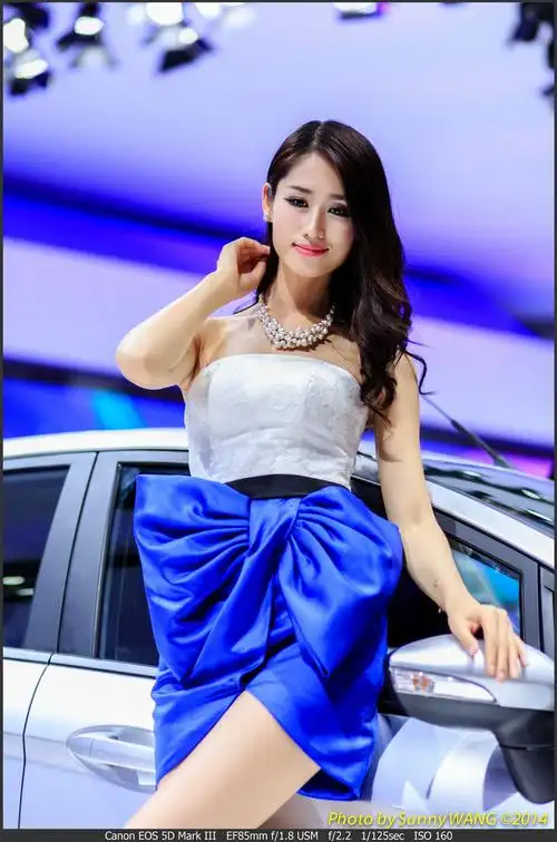 2014青岛国际车展-漂亮的福特车模
