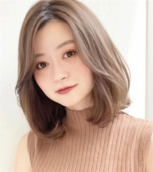 方脸圆脸示范发型 日系内扣锁骨发_发型脸型 - 美发站
