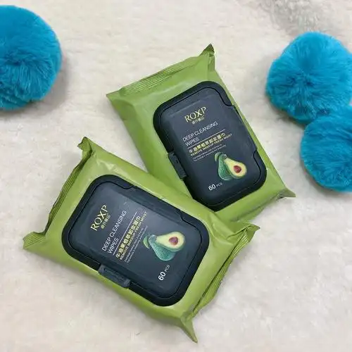 牛油果卸妆湿巾两包装