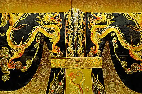 中国,皇帝,黑色,龙袍