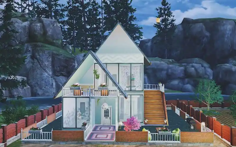 【明日之后】原创建筑单身小别墅《湖畔小屋》