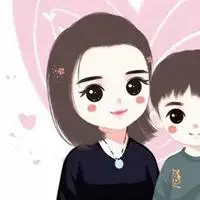 卡通母子头像 卡通版母亲和儿子头像两张_微信头像图片大全