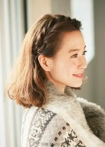 中长发怎么编好看