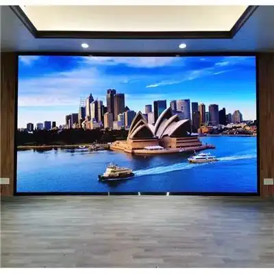 室内p2高清电子屏幕 泰美出品 大堂宣传背景led显示屏