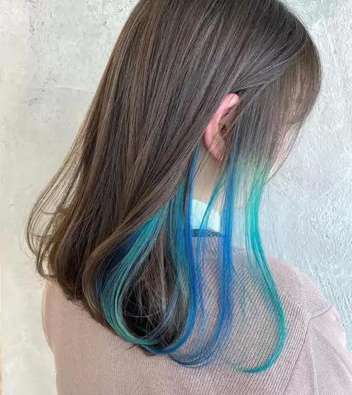 心机挂耳染2020流行色挑染染发膏彩色持久染发剂头发打蜡膏挂耳染雾