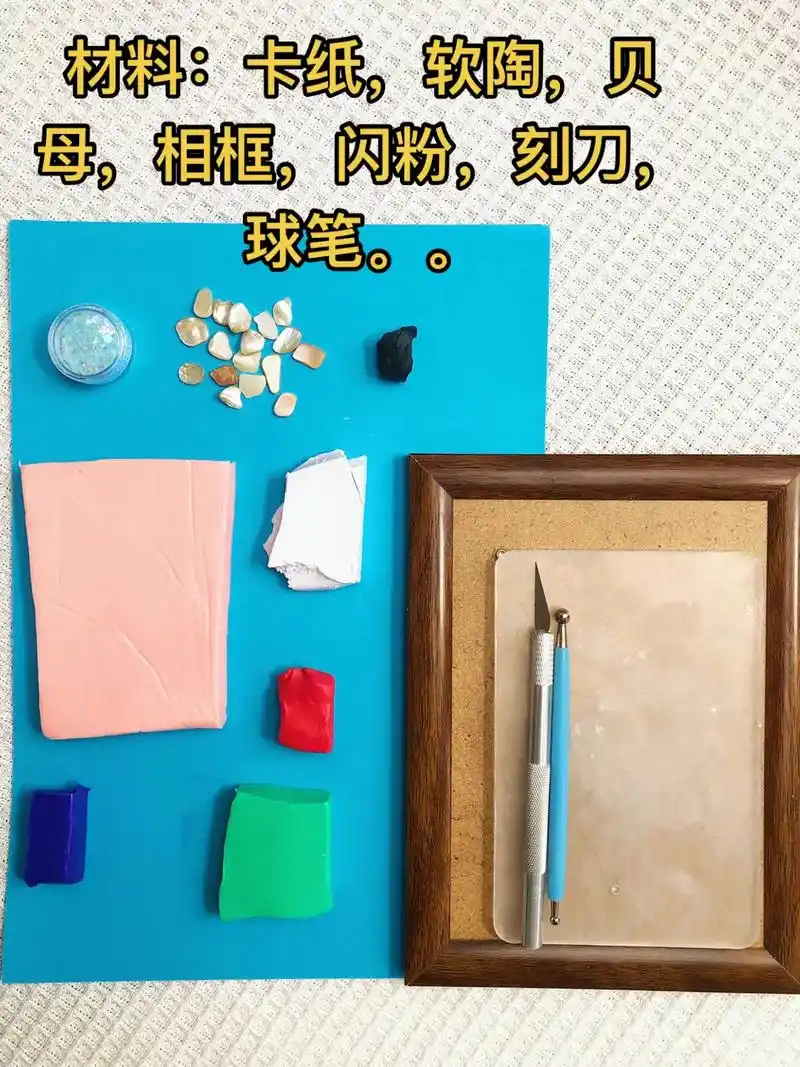 胖大星软陶相框也完成了,续更上一个海绵宝宝系列,好朋友终于凑 - 抖