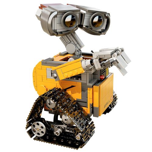 兼容乐高科技瓦力机器人高砖小颗粒拼装积木儿童玩具男孩跨境爆款