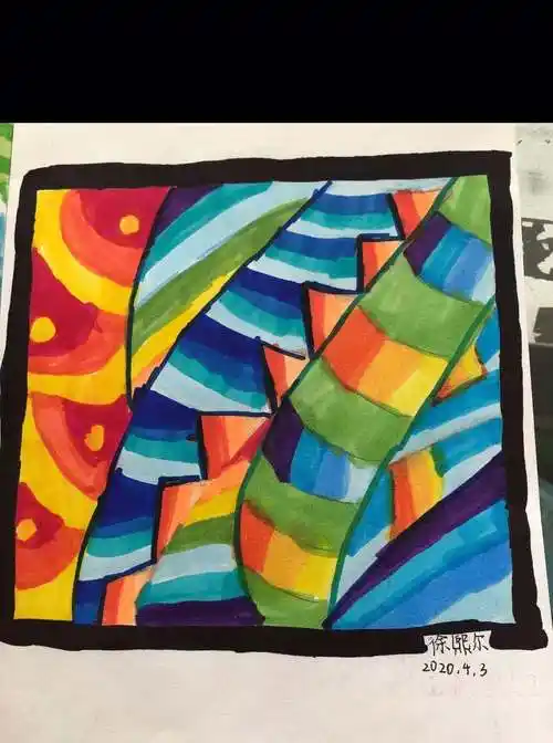 《色彩的纯度》——孩子们笔下对色彩领域纯度变化的认知