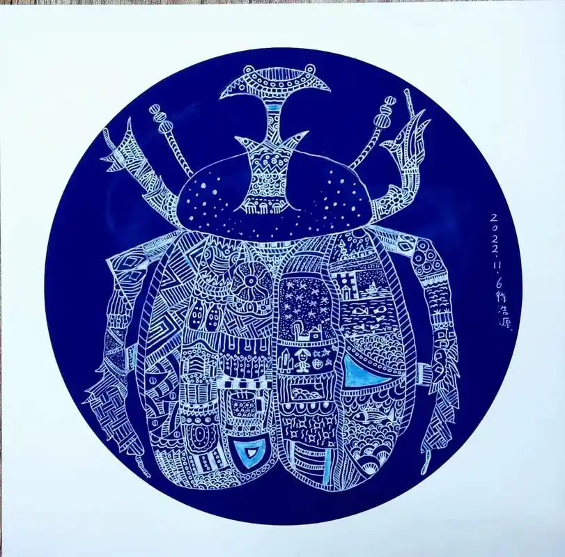 四年级学生作品高级线描