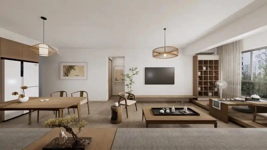 日式原木风格简约