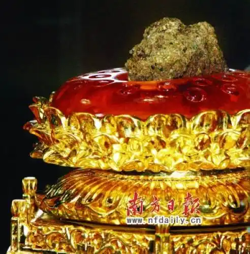 世界唯一佛顶骨舍利露真容 暂存南京栖霞寺